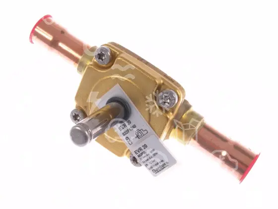 ventil solenoid Danfoss EVR 20 NC, pájecí 22 mm ODF, kv 5,0